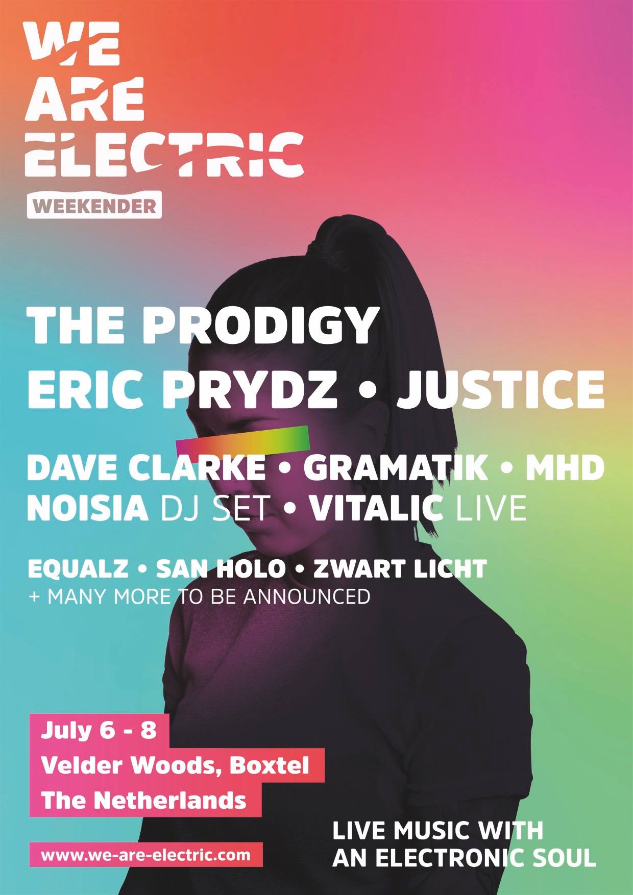 The Prodigy, Justice en meer naar We Are Electric 2018