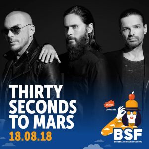 Thirty Seconds To Mars bevestigd voor Brussels Summer Festival