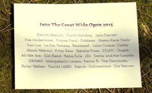 Eerste namen Into The Great Wide Open 2015 bekend