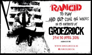 Rancid eerste headliner voor Groezrock 2016