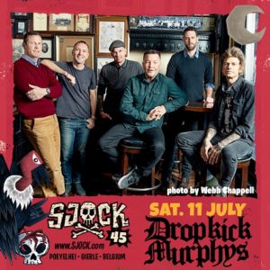 Dropkick Murphys en meer naar Sjock Festival 2020
