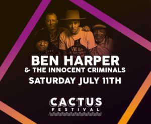 Ben Harper & The Innocent Criminals naar Cactusfestival 2020