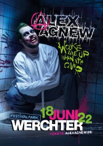 Alex Agnew met Wake Me Up When It's Over op zaterdag 18 juni 2022 in het Festivalpark van Werchter