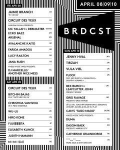 BRDCST Festival AB 2022 Affiche